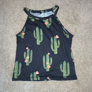 Cute cactus top
